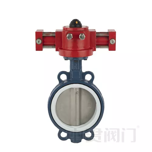 Hydraulic actuator concentric butterfly valve