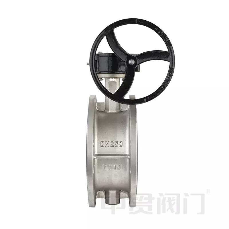 Hindi kinakalawang na asero flange butterfly valves